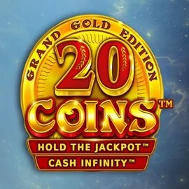 Official Slots logo: 20 Coins Grand Gold Edition by Wazdan at SpinDog Casino