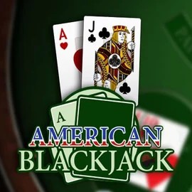 American Blackjack logo – Table Games by Habanero at SpinDog Casino