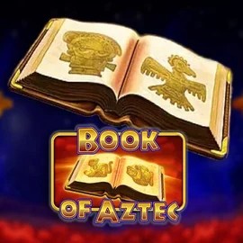 Slots logo of Book of Aztec from Amatic Industries at SpinDog Casino
