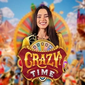 Crazy Time casino game by Evolution – featured logo at SpinDog Casino