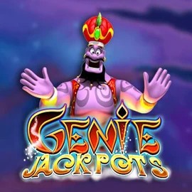 Genie Jackpots logo by Blueprint Gaming at SpinDog Casino