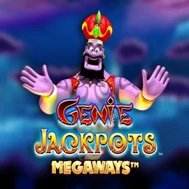 Genie Jackpots Megaways slot visual from Blueprint Gaming available on spins-dog.nl