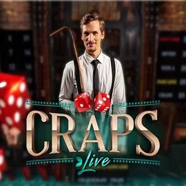 Enjoy Live Craps by Evolution – logo hosted on spins-dog.nl