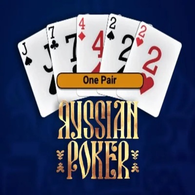 Russian Poker slot icon by OneTouch Games, available at SpinDog Casino
