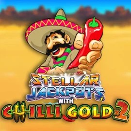 Stellar Jackpots with Chilli Gold x2 online game logo by Lightning Box Game on spins-dog.nl