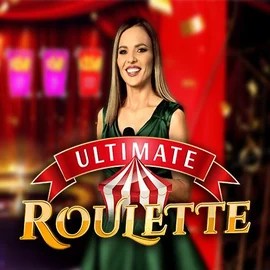 Ultimate Roulette slot icon by Ezugi, available at SpinDog Casino